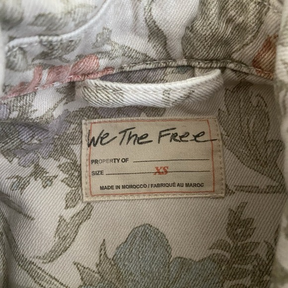 Free People We The Free Opal Swing Denim Jean Jacket - Picture 3 of 5